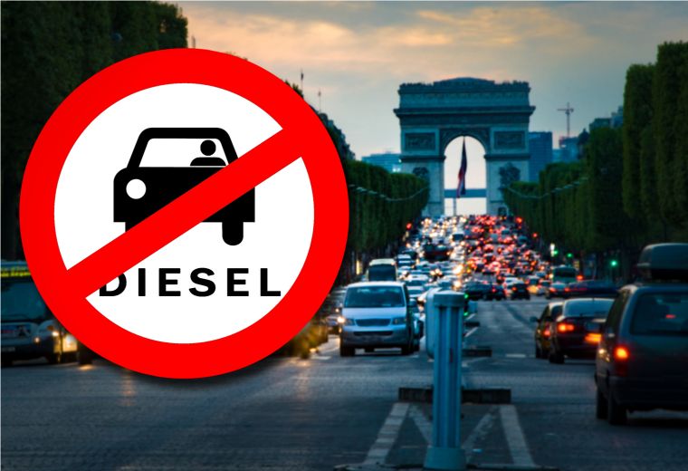 Paris revs up for potential diesel ban