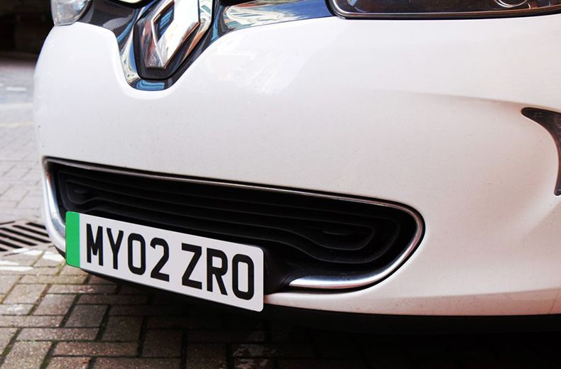Green number plates for electric cars will appear this autumn