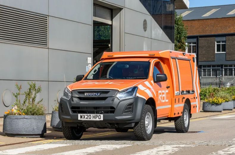 Coming to a multi-storey car park near you: RAC evolves its all-in-one patrol van to handle even more breakdowns