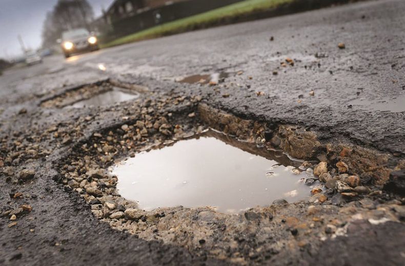 RAC pothole-related breakdowns for 2023 jump by a third compared to 2022