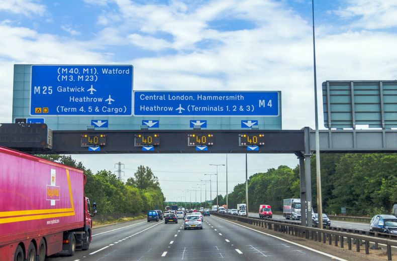 Motorway gantry signs could be removed if trial proves successful