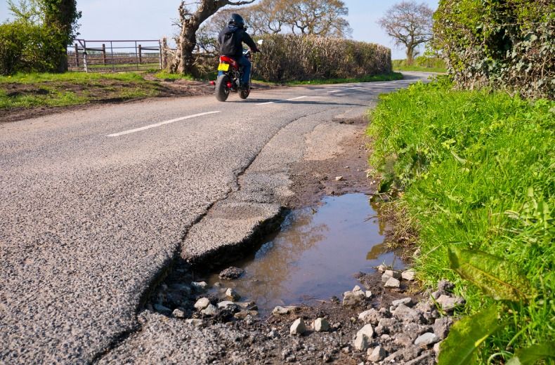 Pothole-ridden local roads named as number-one concern for drivers