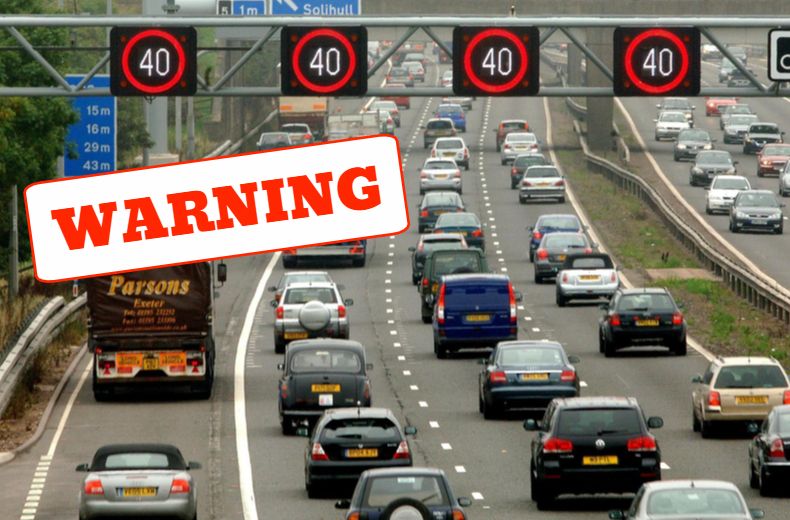 Driving bans for breaking motorway rules