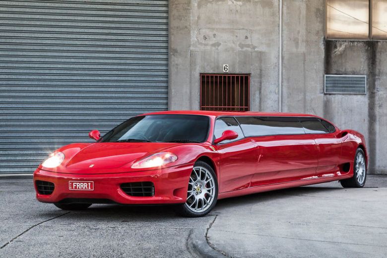 Picking up a Ferrari has never been such a stretch – world’s fastest limousine up for grabs
