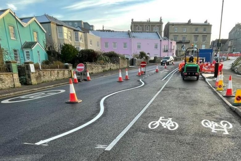 Council leader admits costly mistake with bizarre seafront road markings