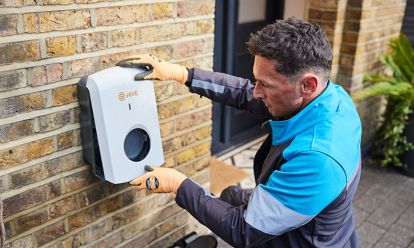 Domestic electric car on sale charging point